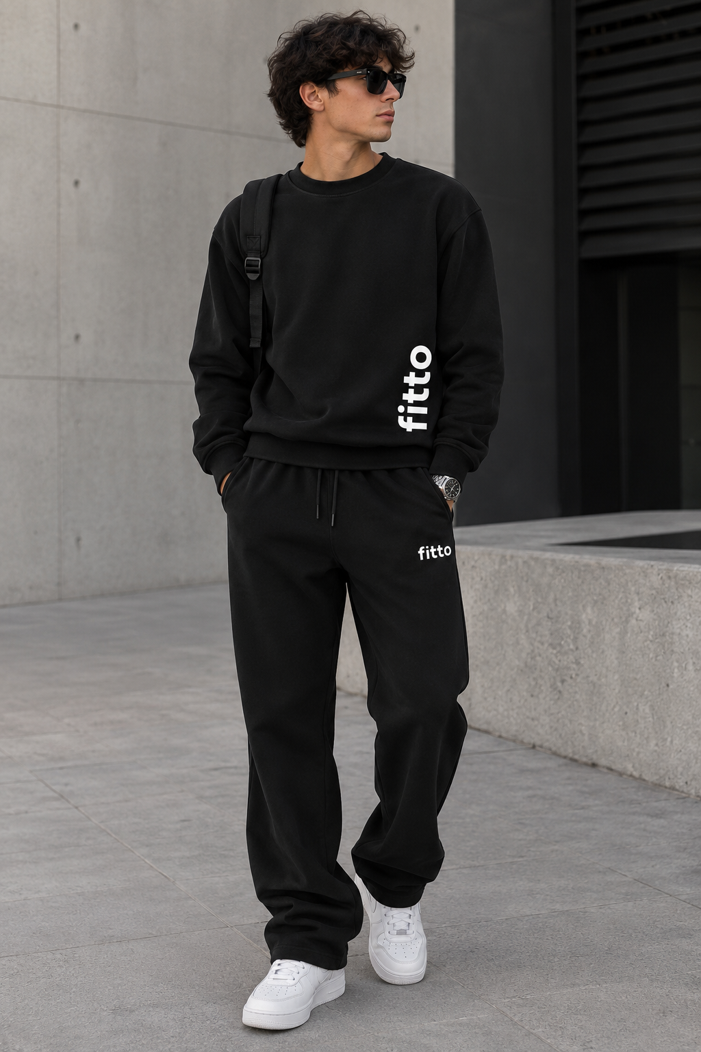 Fitto black merch and pant